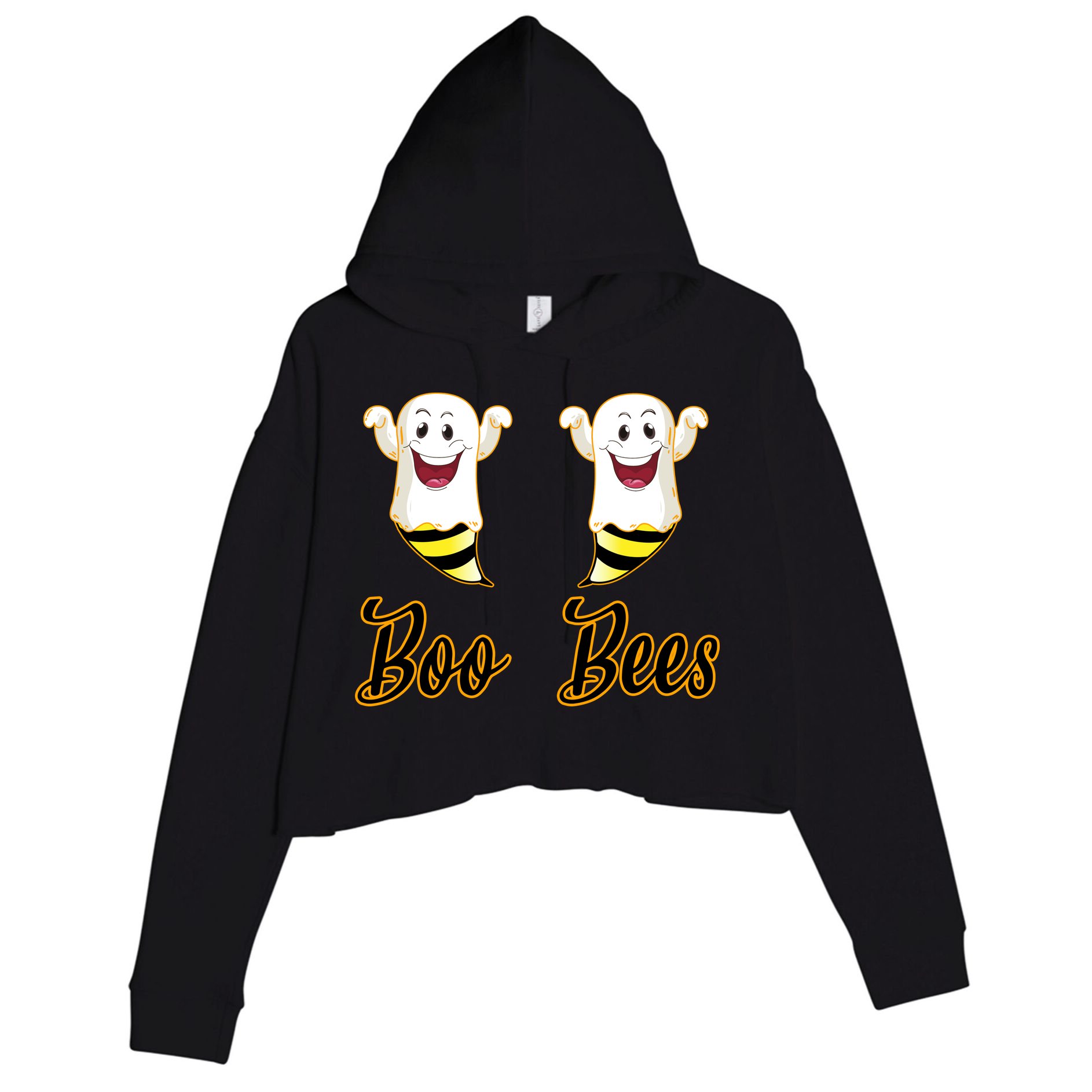 Boo Bees Crop Fleece Hoodie