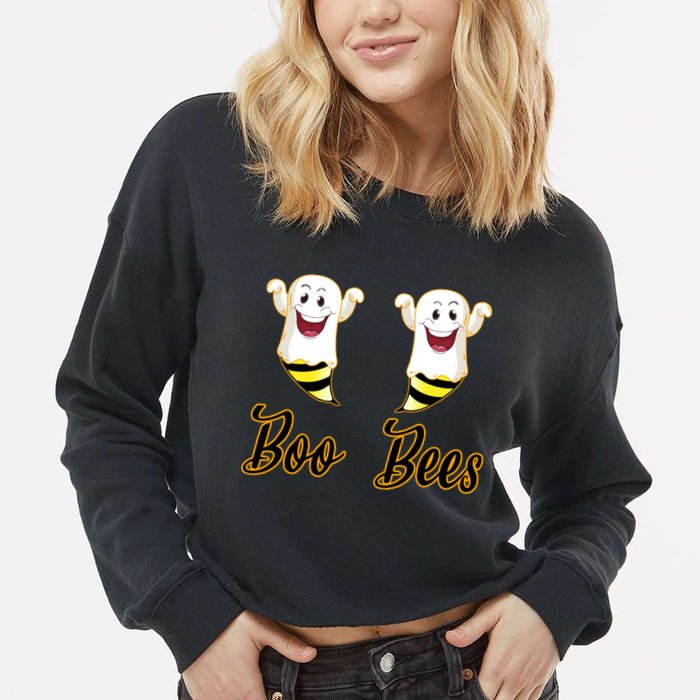 Boo Bees Cropped Pullover Crew