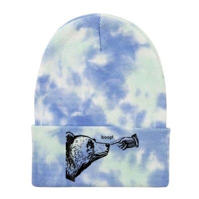 Boop Bear Tie Dye 12in Knit Beanie