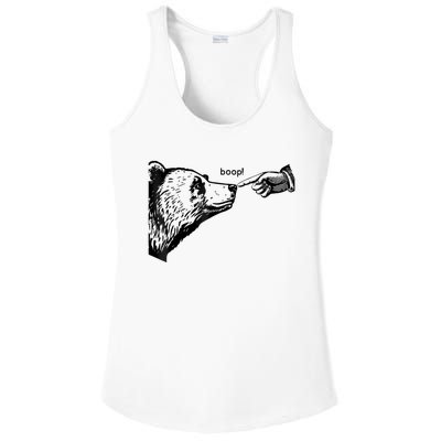 Boop Bear Ladies PosiCharge Competitor Racerback Tank