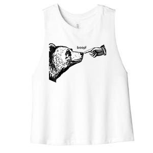 Boop Bear Women's Racerback Cropped Tank