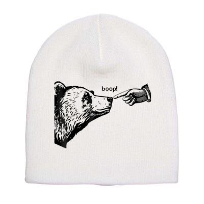 Boop Bear Short Acrylic Beanie