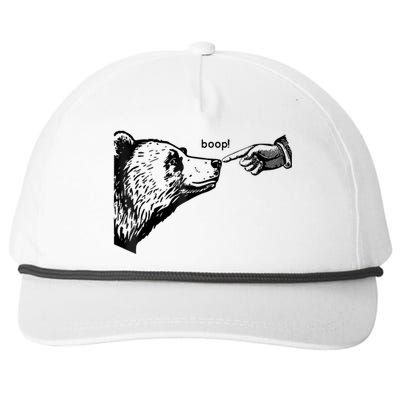 Boop Bear Snapback Five-Panel Rope Hat