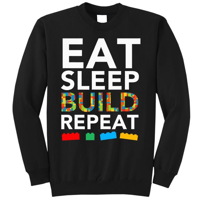 Building Blocks Bricks The Master Builder's Guide Sweatshirt