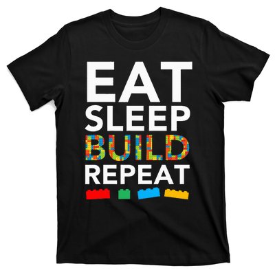 Building Blocks Bricks The Master Builder's Guide T-Shirt