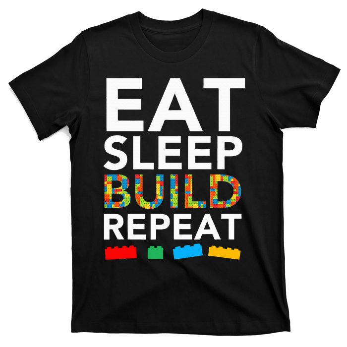 Building Blocks Bricks The Master Builder's Guide T-Shirt