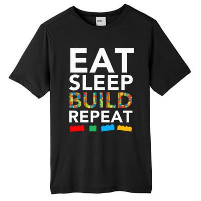 Building Blocks Bricks The Master Builder's Guide Tall Fusion ChromaSoft Performance T-Shirt