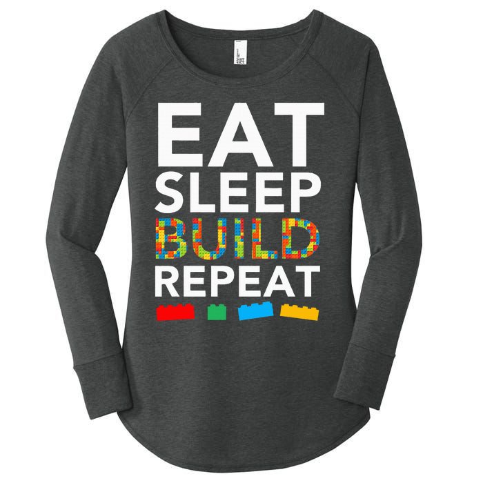 Building Blocks Bricks The Master Builder's Guide Women's Perfect Tri Tunic Long Sleeve Shirt