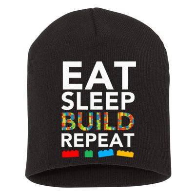 Building Blocks Bricks The Master Builder's Guide Short Acrylic Beanie