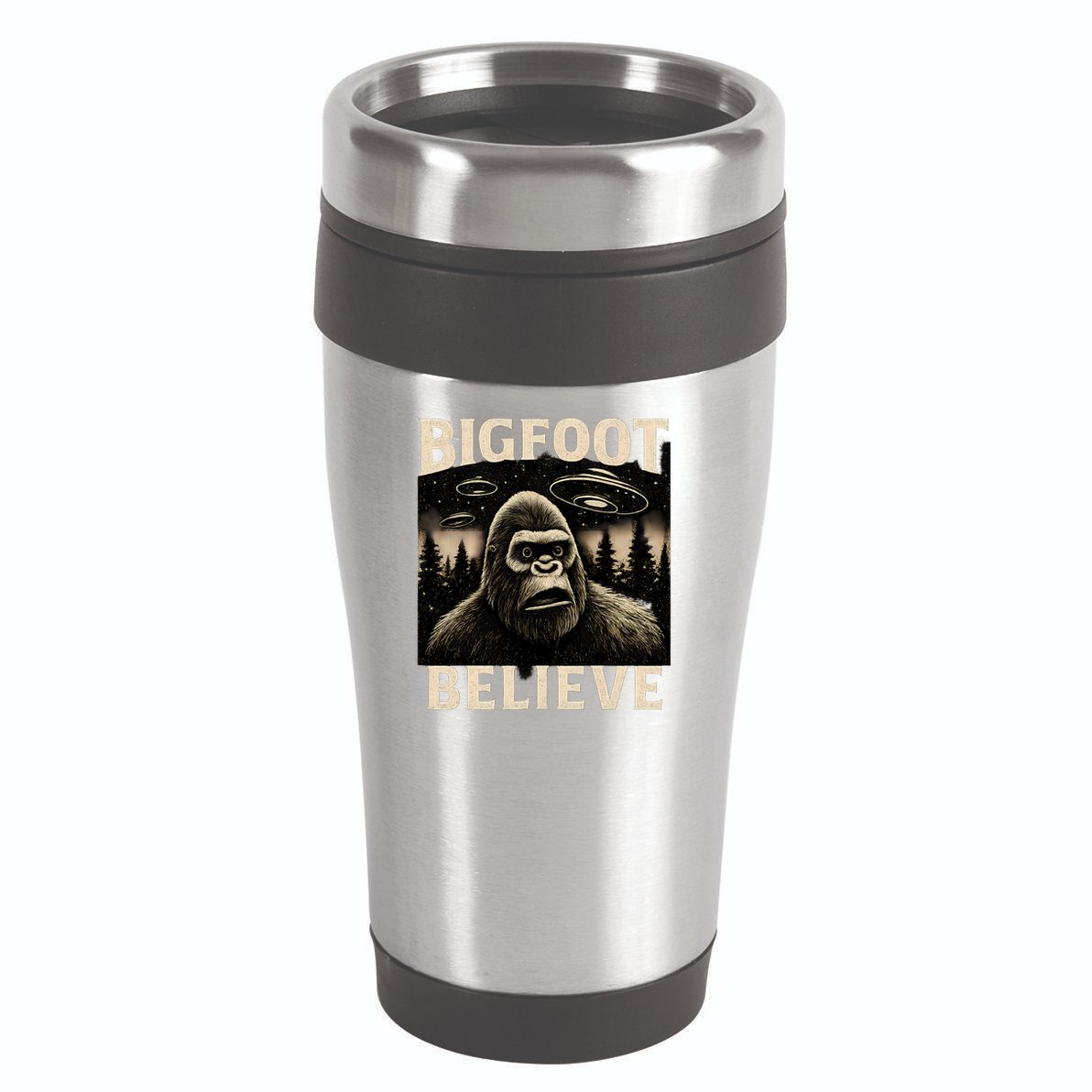 Bigfoot Believe 16oz Travel Tumbler