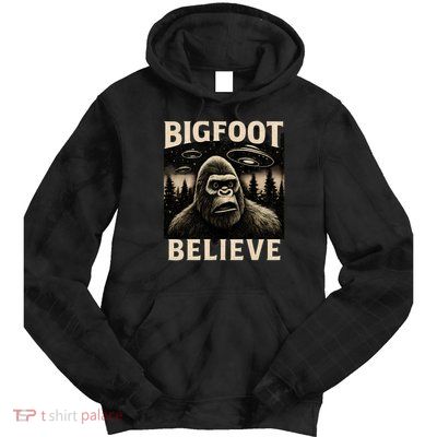 Bigfoot Believe Tie Dye Hoodie