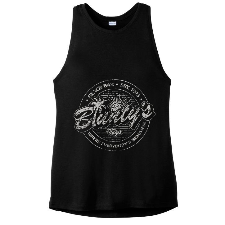 Bluntys Beach Bar Ladies PosiCharge Tri-Blend Wicking Tank