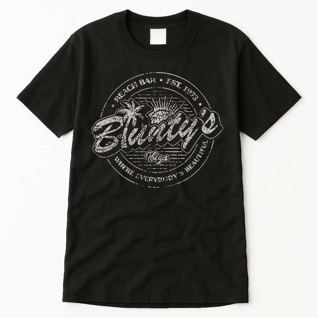 Bluntys Beach Bar Tall T-Shirt