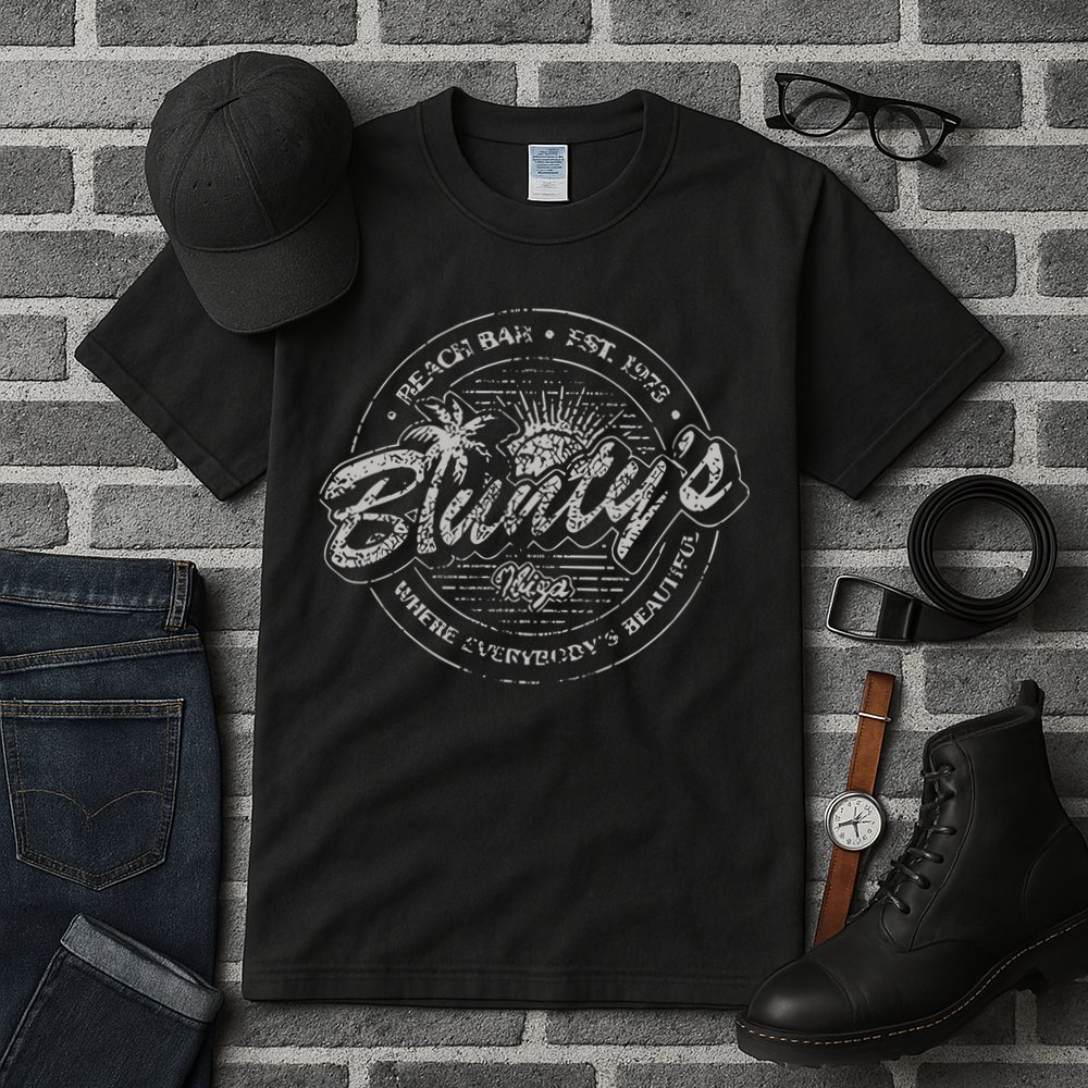 Bluntys Beach Bar Tall T-Shirt