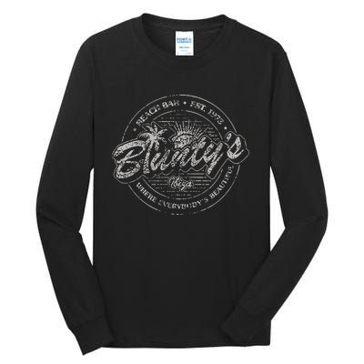 Bluntys Beach Bar Tall Long Sleeve T-Shirt