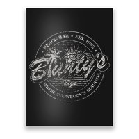 Bluntys Beach Bar Poster