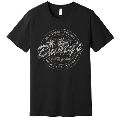 Bluntys Beach Bar Premium T-Shirt