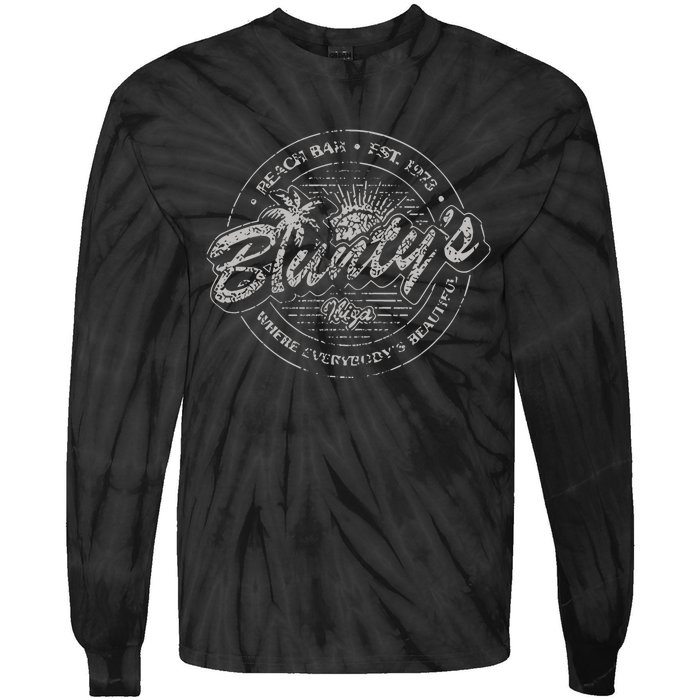 Bluntys Beach Bar Tie-Dye Long Sleeve Shirt