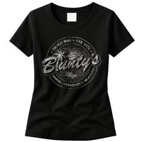 Bluntys Beach Bar Womens T-Shirt