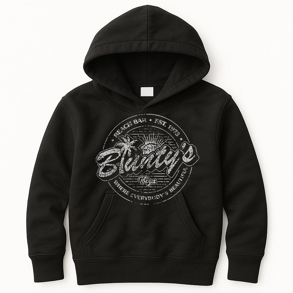 Bluntys Beach Bar Kids Hoodie