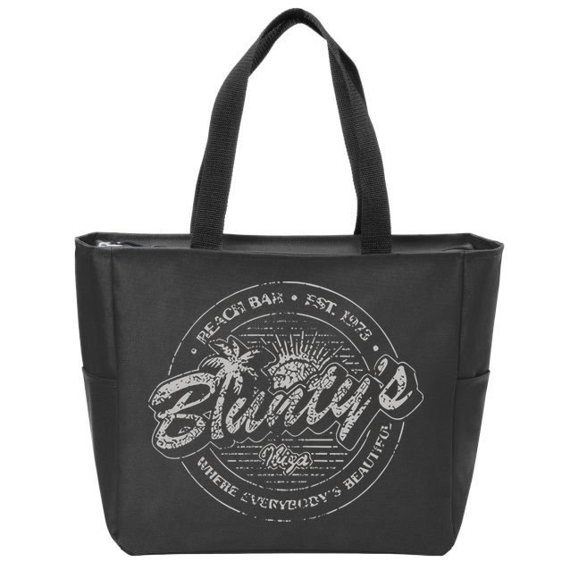 Bluntys Beach Bar Zip Tote Bag