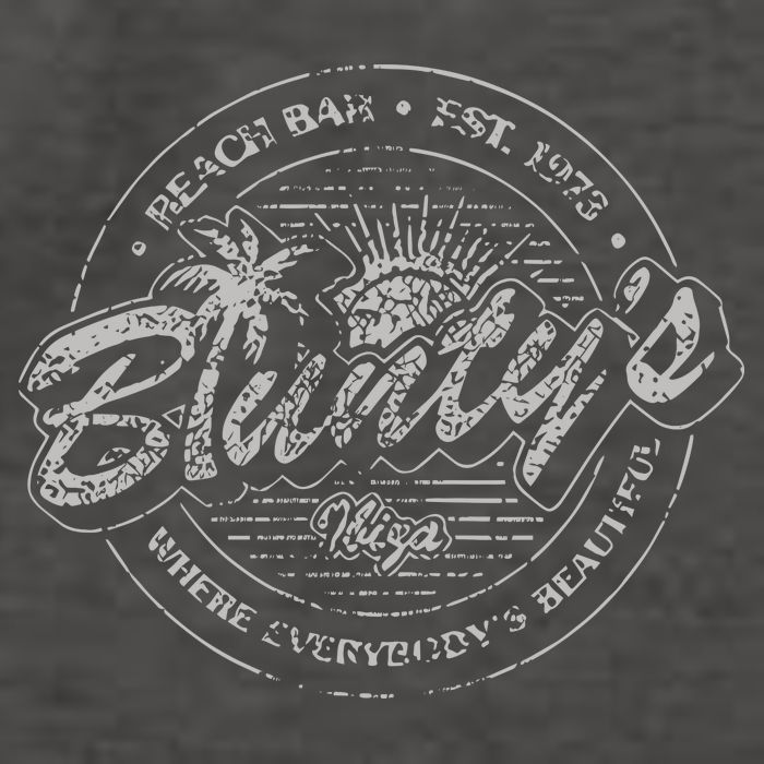 Bluntys Beach Bar Vector Backpack