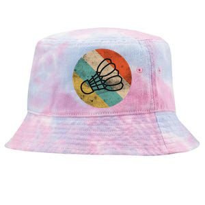 Badminton Badminton Ball Design Shuttlecock Great Gift Tie-Dyed Bucket Hat