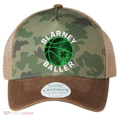 Blarney Baller Basketball Clover St PatrickS Day Gift Legacy Tie Dye Trucker Hat