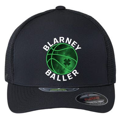 Blarney Baller Basketball Clover St PatrickS Day Gift Flexfit Unipanel Trucker Cap