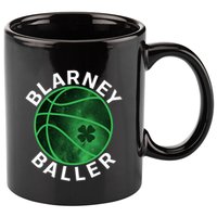 Blarney Baller Basketball Clover St PatrickS Day Gift 11oz C Handle Ceramic Mug