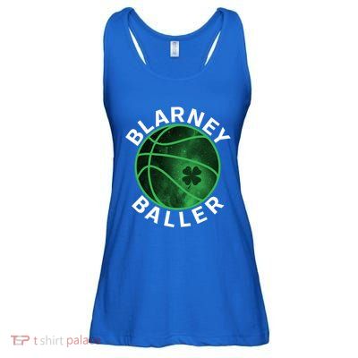 Blarney Baller Basketball Clover St PatrickS Day Gift Ladies Essential Flowy Tank