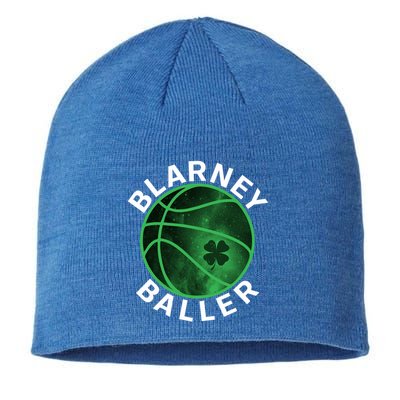 Blarney Baller Basketball Clover St PatrickS Day Gift Sustainable Beanie