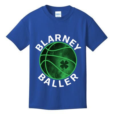 Blarney Baller Basketball Clover St PatrickS Day Gift Kids T-Shirt