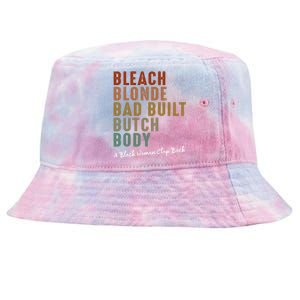 Bleach Blonde Bad Built Butch Body Black Woman Melanin Tie-Dyed Bucket Hat