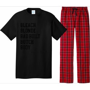 Bleach Blonde Bad Built Butch Body Pajama Set