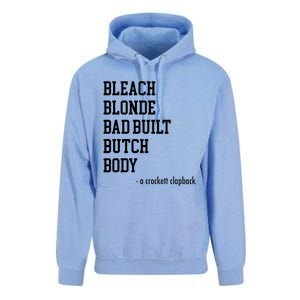 Bleach Blonde Bad Built Butch Body Unisex Surf Hoodie