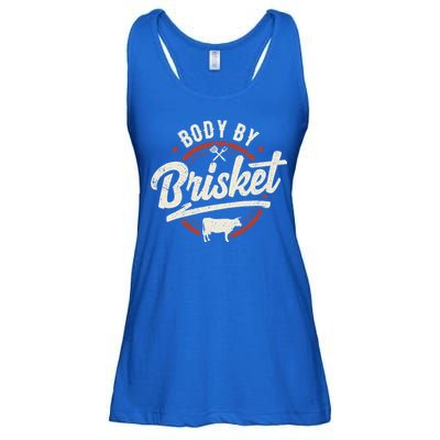 Body By Brisket Backyard Cookout Bbq Grill Gift Ladies Essential Flowy Tank