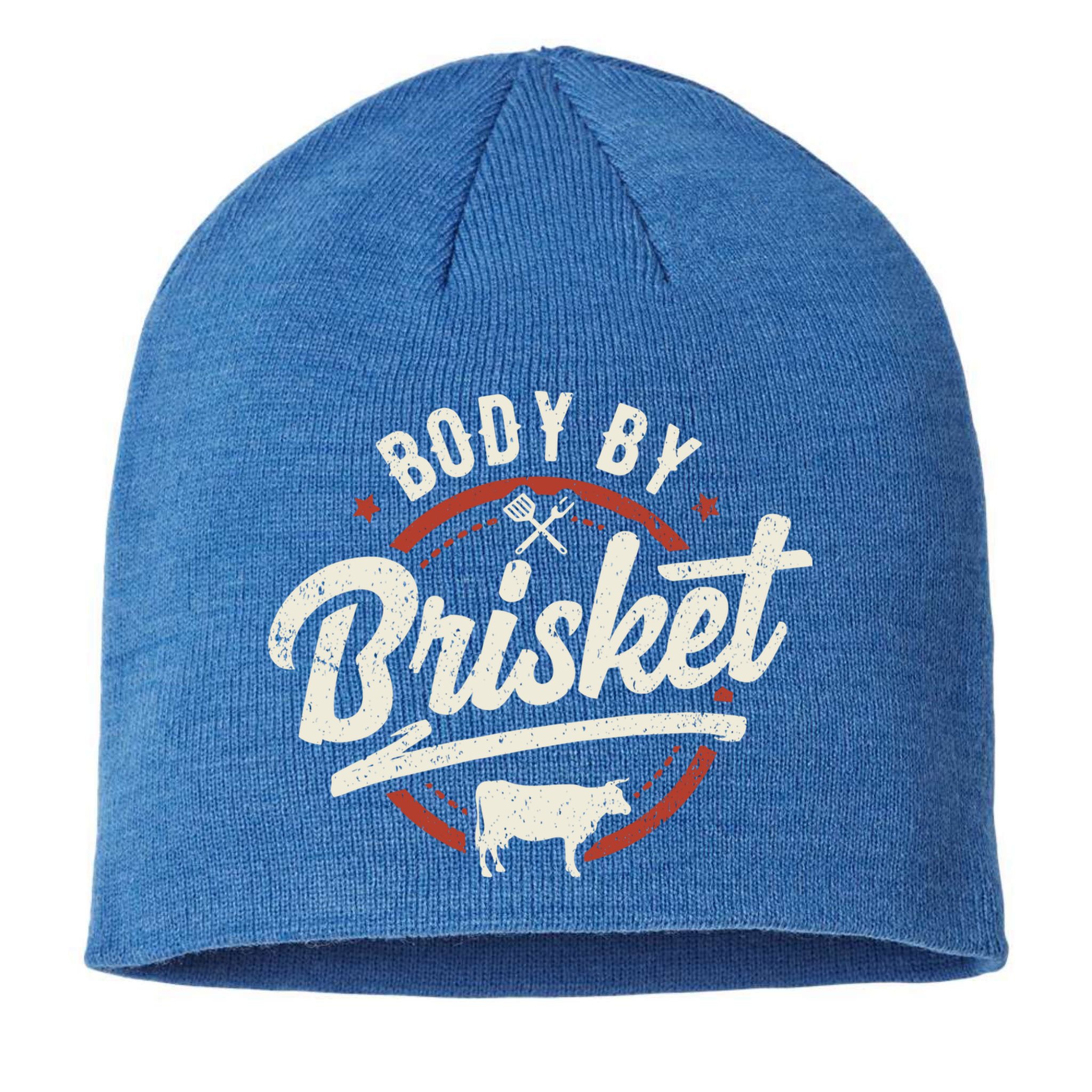 Body By Brisket Backyard Cookout Bbq Grill Gift Sustainable Beanie