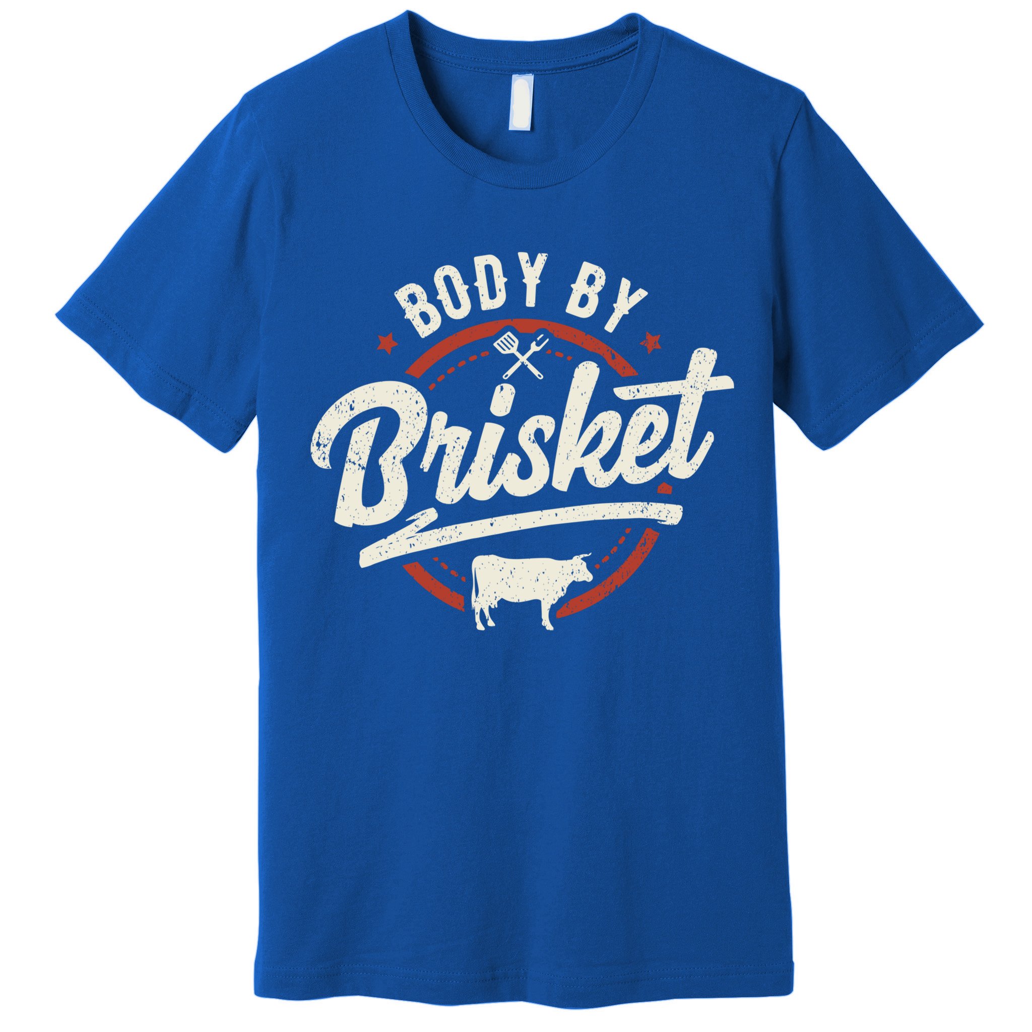 Body By Brisket Backyard Cookout Bbq Grill Gift Premium T-Shirt