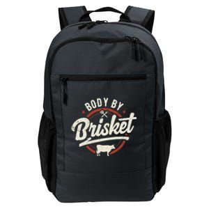 Body By Brisket Backyard Cookout Bbq Grill Gift Daily Commute Backpack