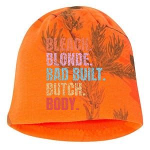 Bleach Blonde Bad Build Butch Body Kati - Camo Knit Beanie