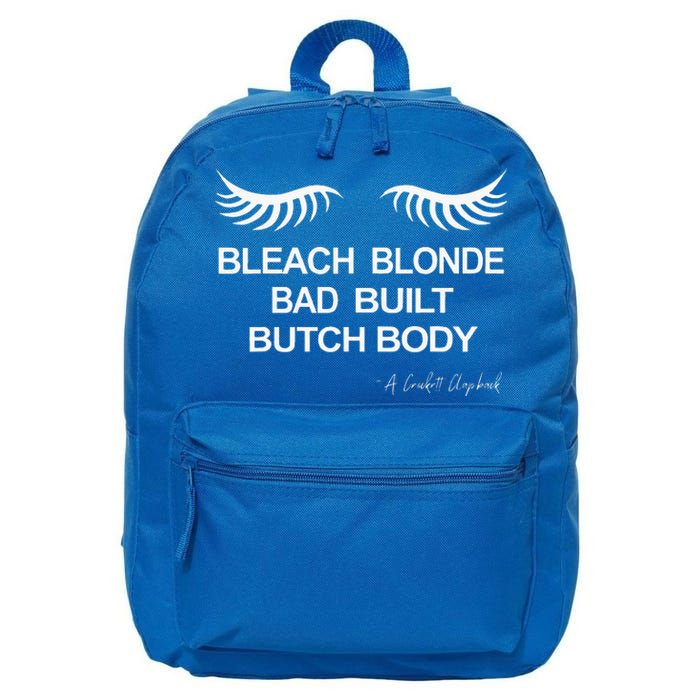 Bleach Blonde Bad Built Butch Body 16 in Basic Backpack