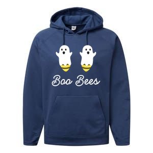 Boo Bees Boobs Funny Halloween Costume Cute Gift Performance Fleece Hoodie