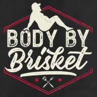 Body By Brisket Funny Steak Lover Grilling BBQ Chef 7 Panel Mesh Trucker Snapback Hat