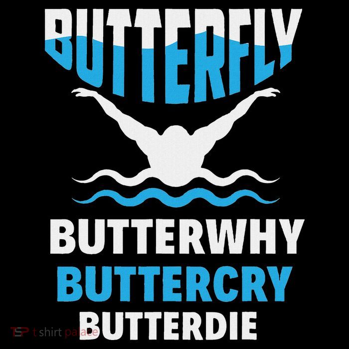 Butterfly Butterwhy Buttercry Funny Swimming Swimmer 7-Panel Snapback Hat