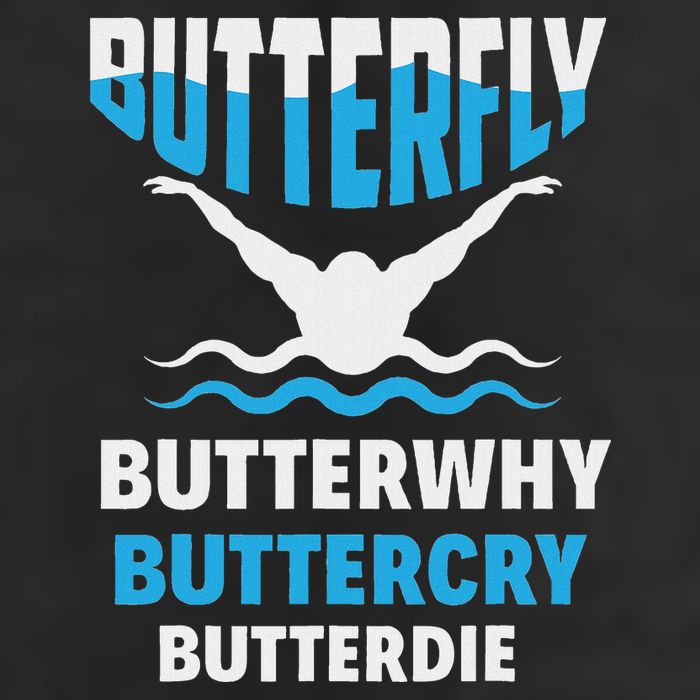 Butterfly Butterwhy Buttercry Funny Swimming Swimmer Adult Drive Performance Visor