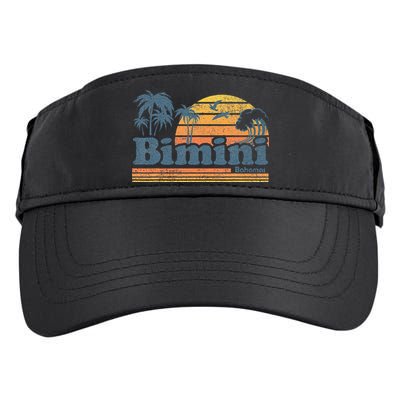 Bimini Bahamas Beach Summer Vacation Sun Vintage 70S Retro Adult Drive Performance Visor
