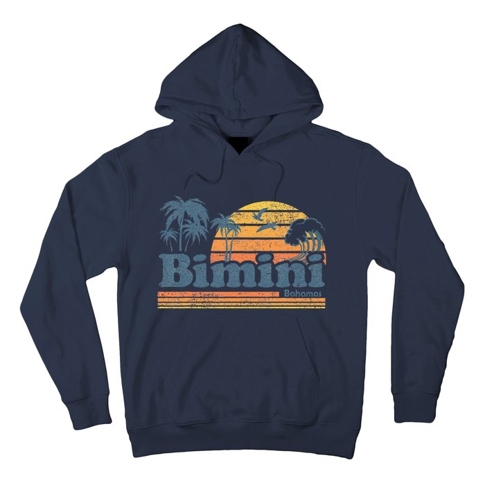 Bimini Bahamas Beach Summer Vacation Sun Vintage 70S Retro Hoodie