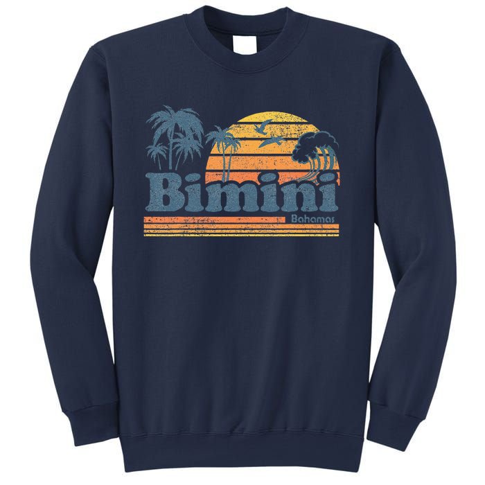 Bimini Bahamas Beach Summer Vacation Sun Vintage 70S Retro Sweatshirt