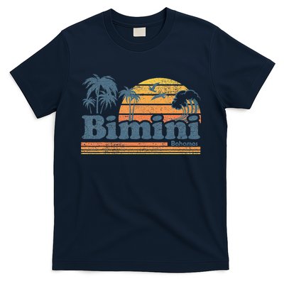Bimini Bahamas Beach Summer Vacation Sun Vintage 70S Retro T-Shirt